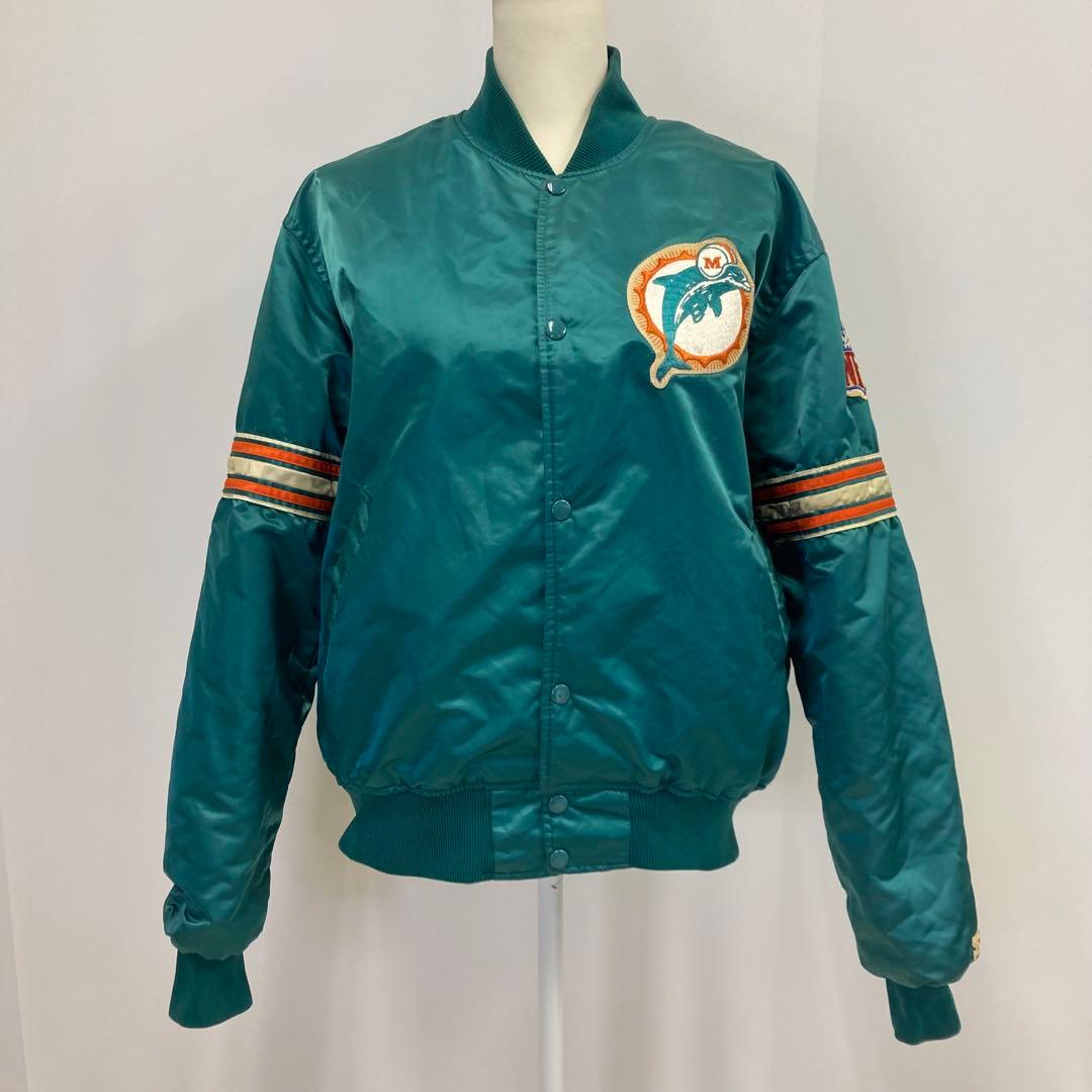STARTER 90s USA製 NFL マイアミドルフィンズ スタジャン L - メルカリ