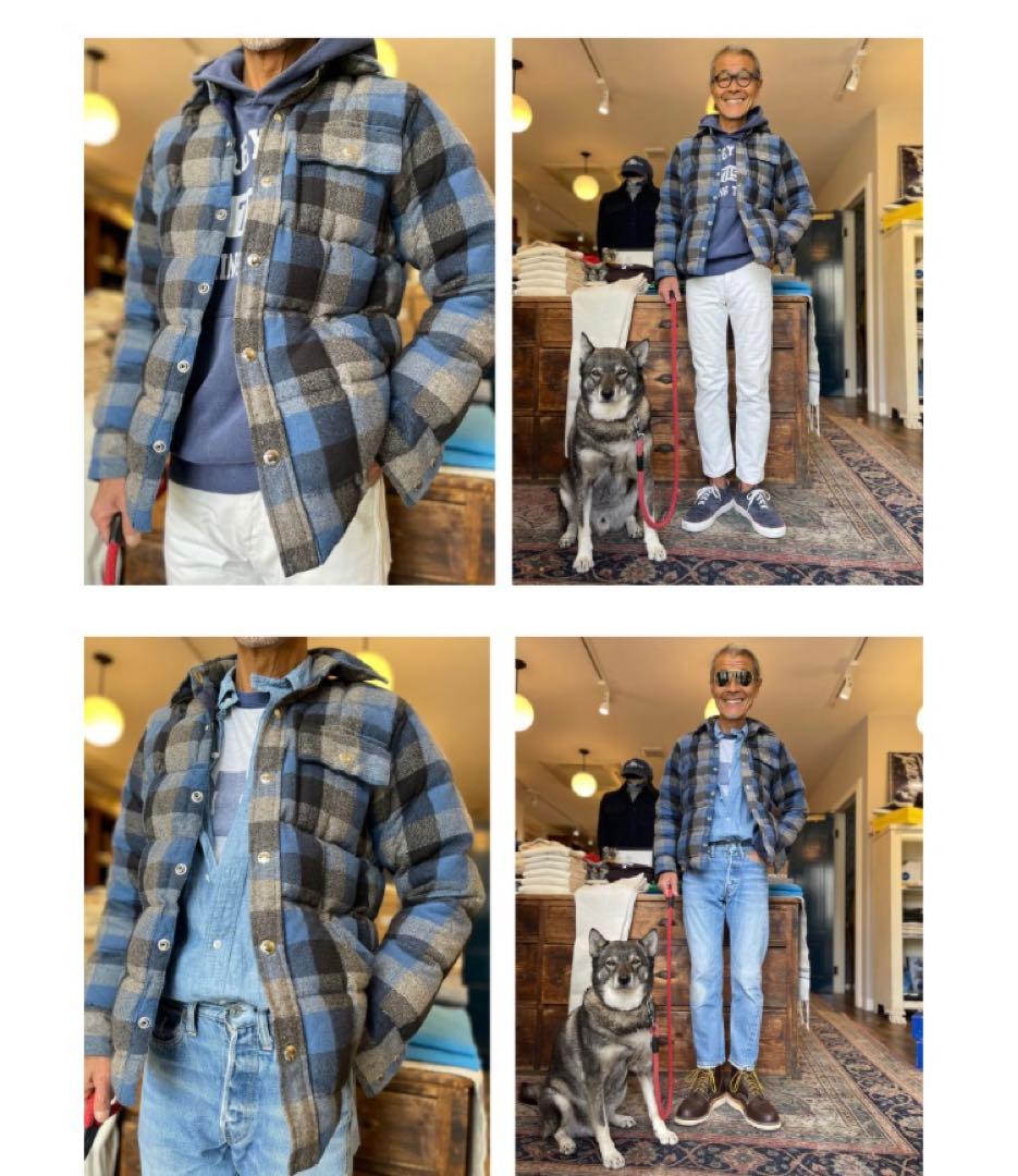 ボーイズマーケット別注クレセントダウンワークス ダウンシャツ - メルカリ