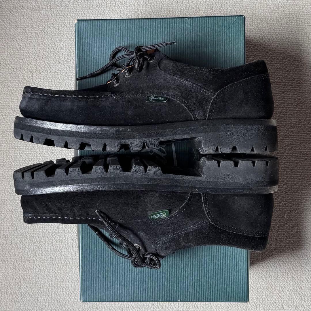 Paraboot THIERS JANNU VEL NOIR UK8 B&Y別注