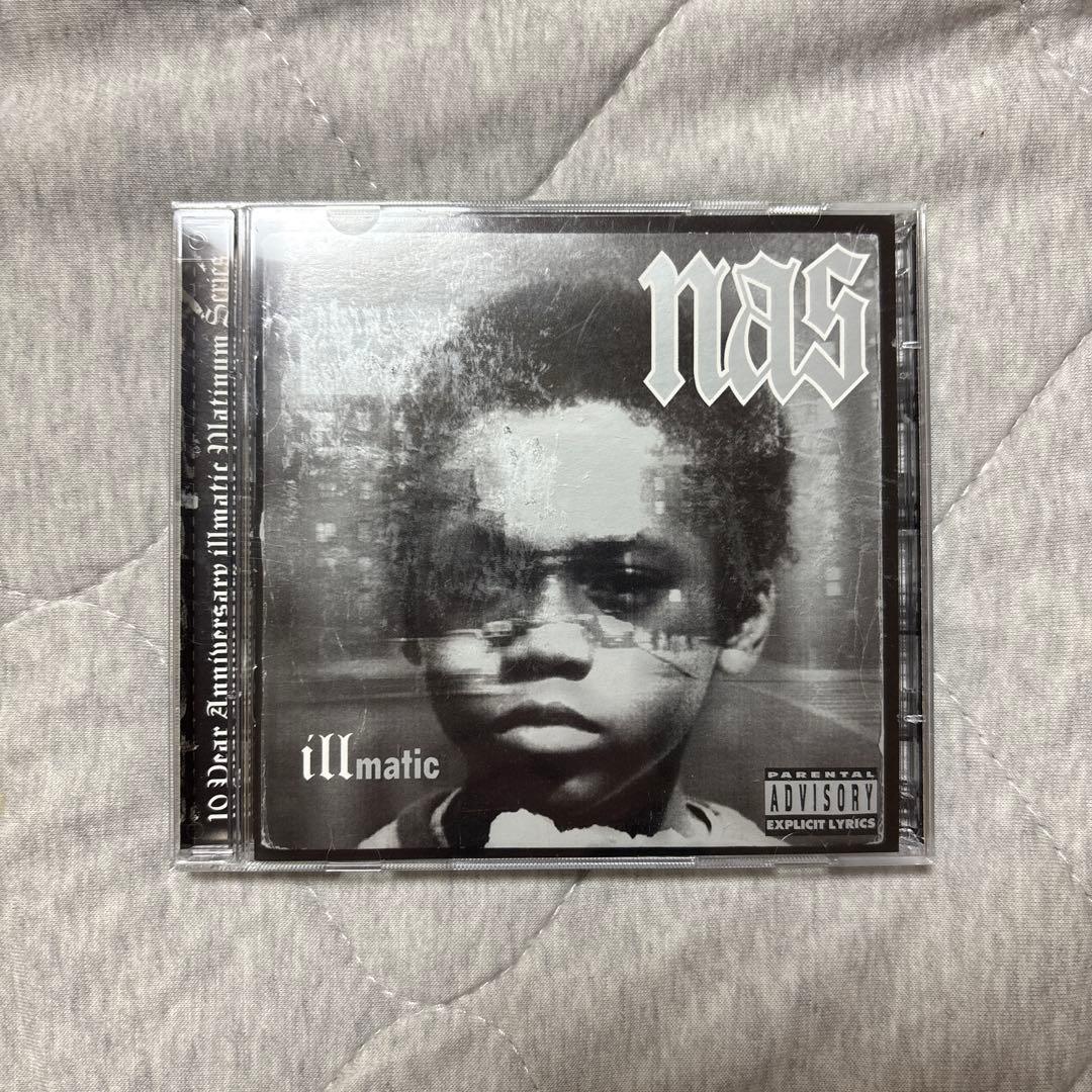 NAS illmatic 2枚組 CD 白黒ジャケット - メルカリ
