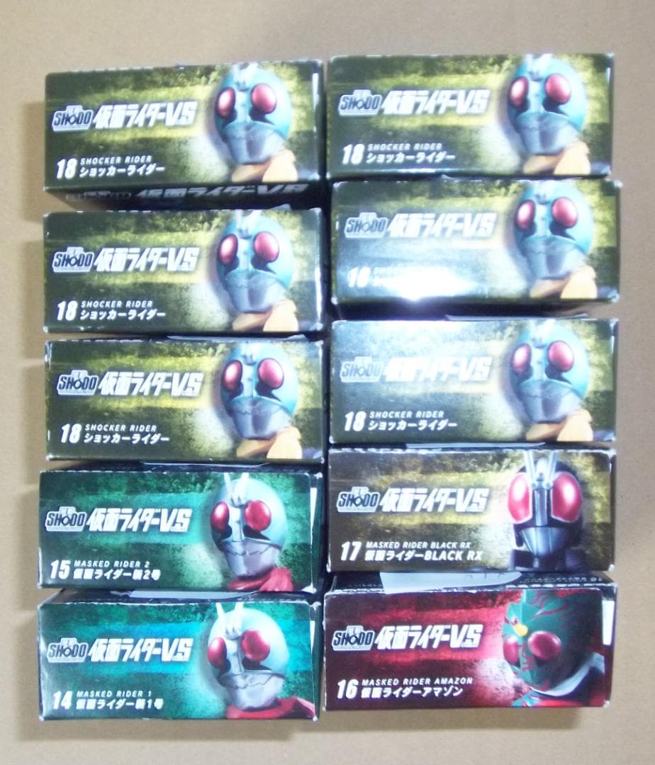 SHODO 仮面ライダーVS 4弾 全種 ショッカーライダーコンプ 最終値下げ