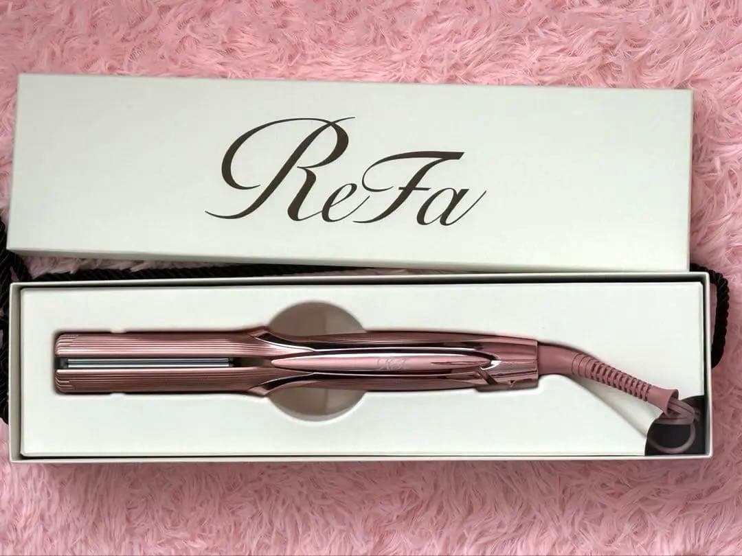ReFa リファ ストレートアイロン（ピンク） 土台・保証期間内証明書