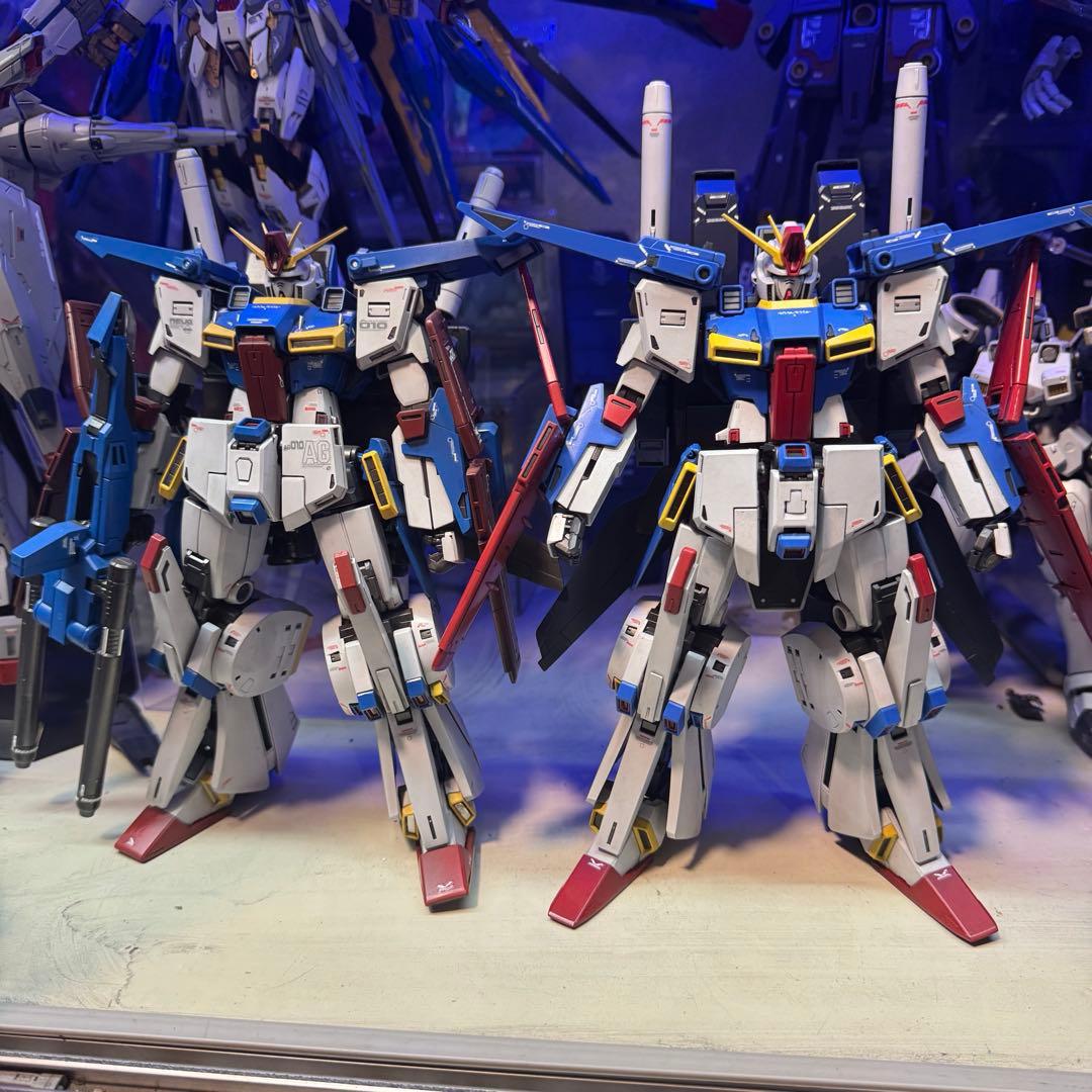 MG フルアーマーZZガンダム verKA 塗装完成品 ガンプラ プラモデル