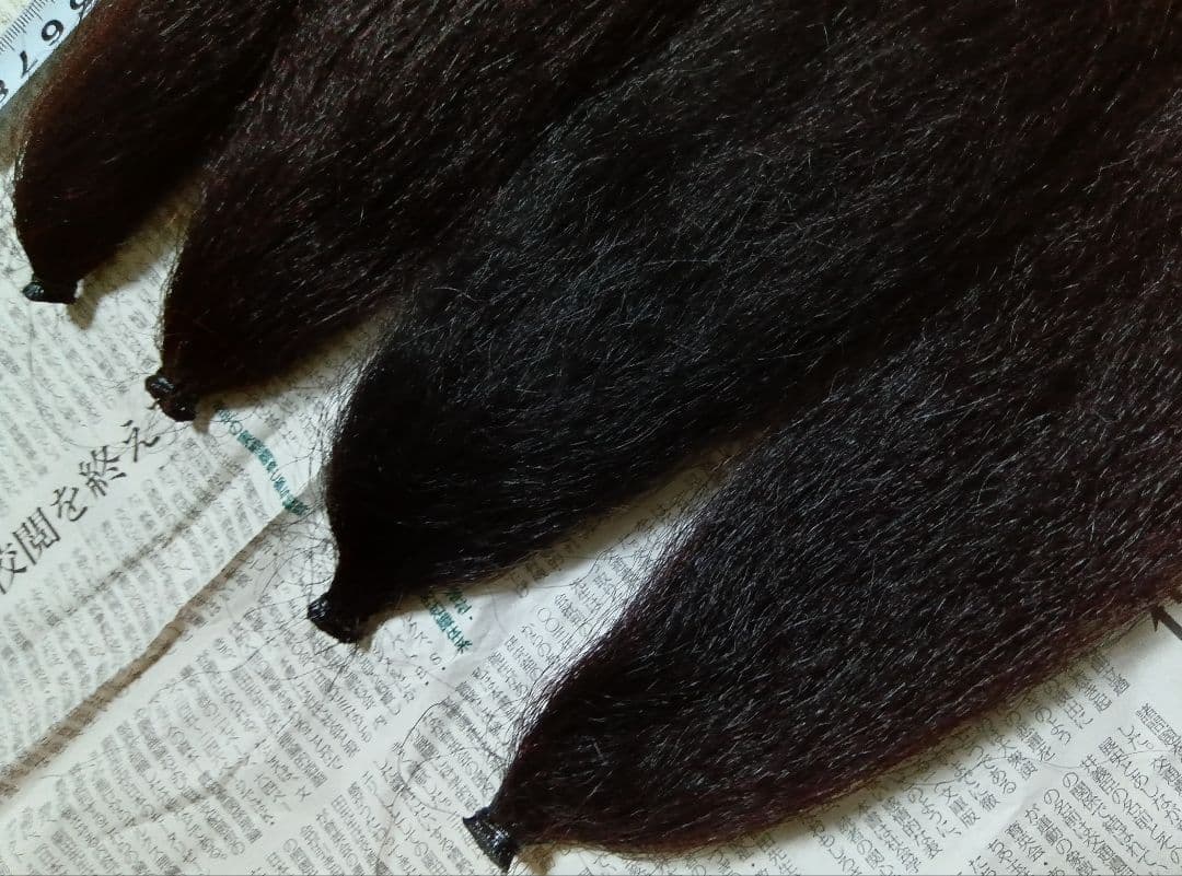 舞妓　日本髪　しゃぐま　40センチ　50グラム