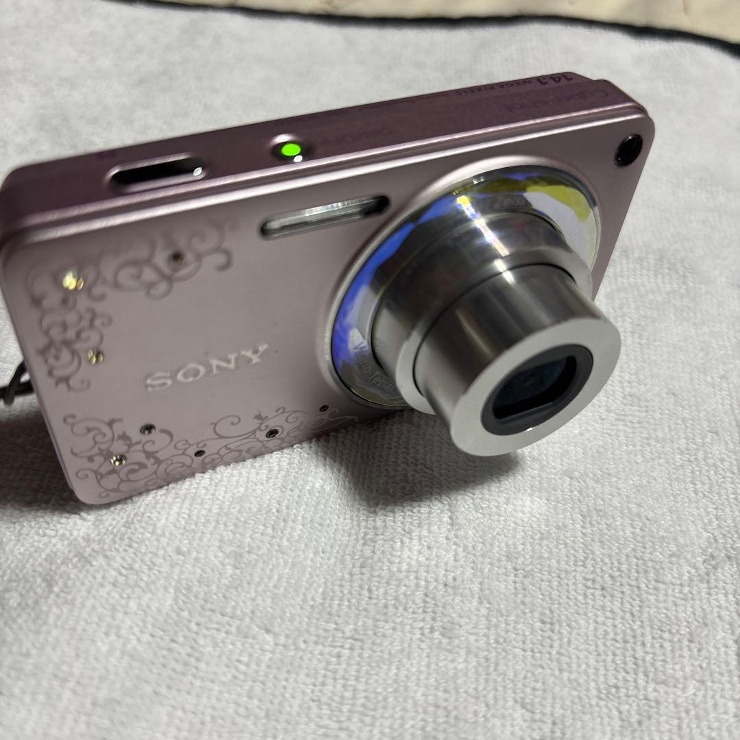 SONY サイバーショット DSC-W350D 桜色 名刺サイズ - メルカリ