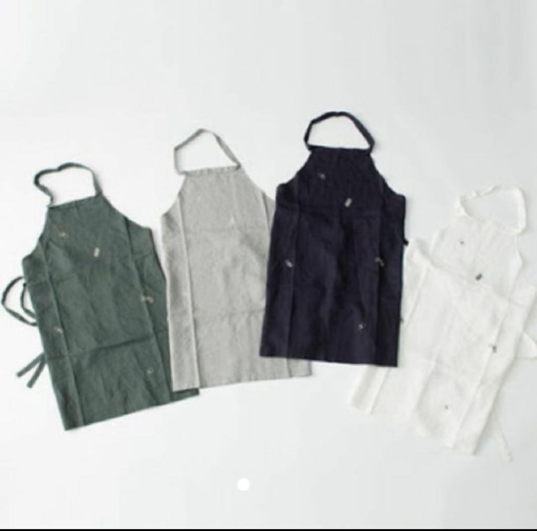 ☆未使用品☆ ミナペルホネン ちょうちょ エプロン リネン 麻 choucho ミナペルホネン choucho リネンエプロン - メルカリ