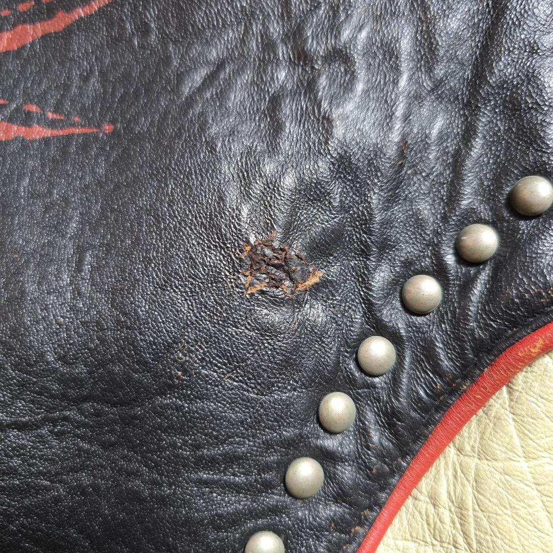 ら*き様 【Harley Davidson レザースタジャン スタッズ 】羊革 - メルカリ