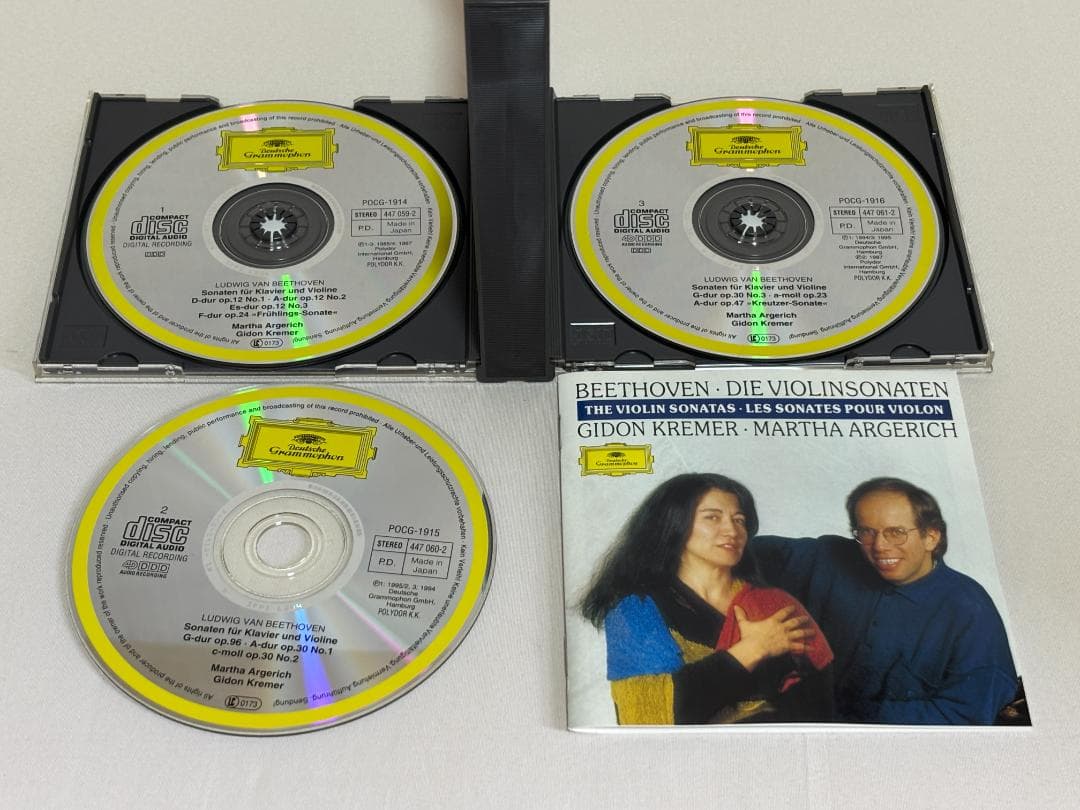 3CDベートーヴェン：ヴァイオリン・ソナタ全集 クレーメル