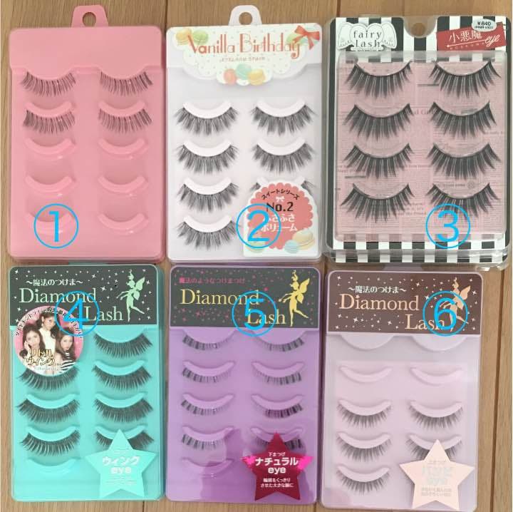 つけまつげ♡バラ売り可 justcoco つけまつげ ナチュラル 透明軸 つけま つけまつ毛 上まつげ