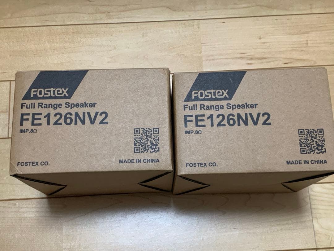 フォステックス FOSTEX FE126NV2 フルレンジスピーカー FOSTEX FE166NV2 フォステクス 16cmフルレンジ 2個1組販売