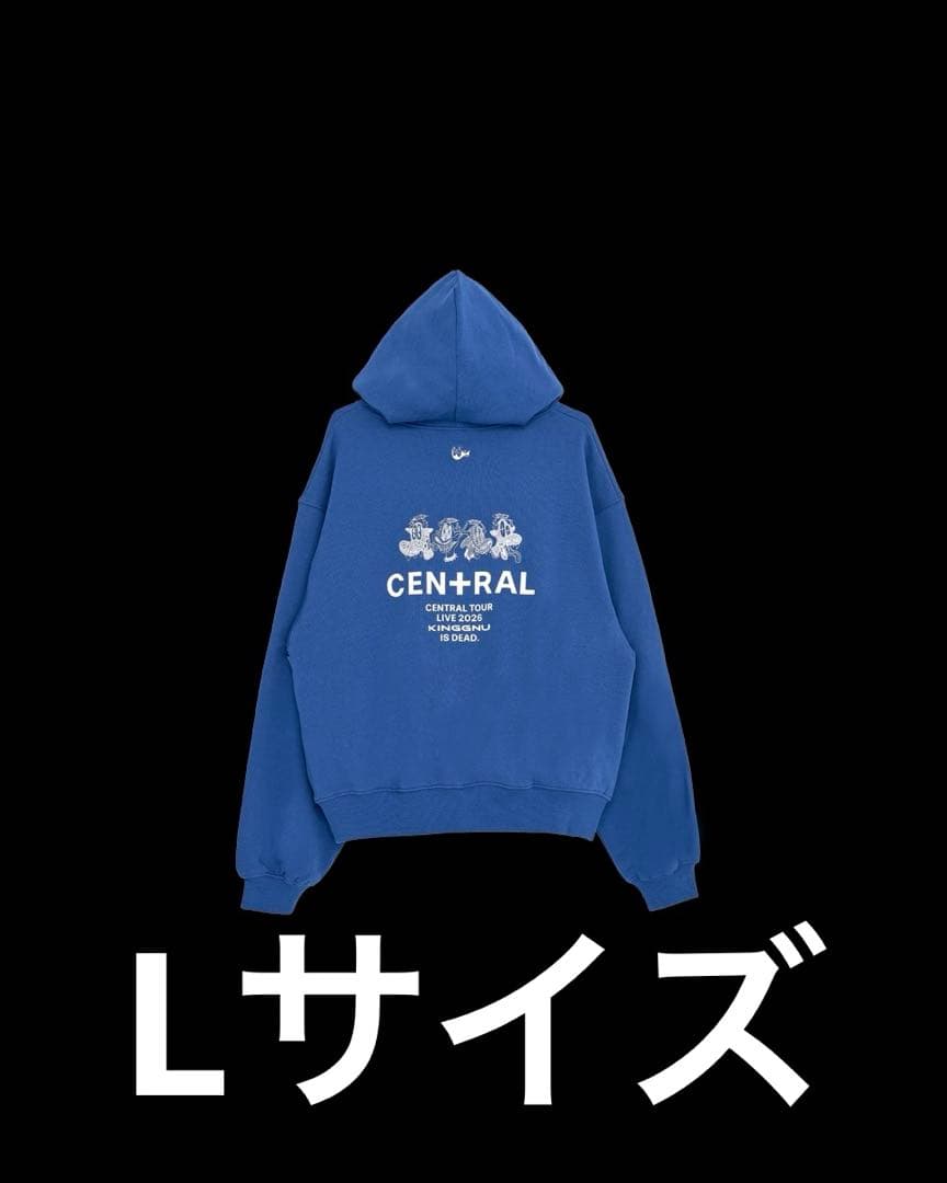 King Gnu CEN+RAL KG IS DEAD HOODIE ブルー L - メルカリ