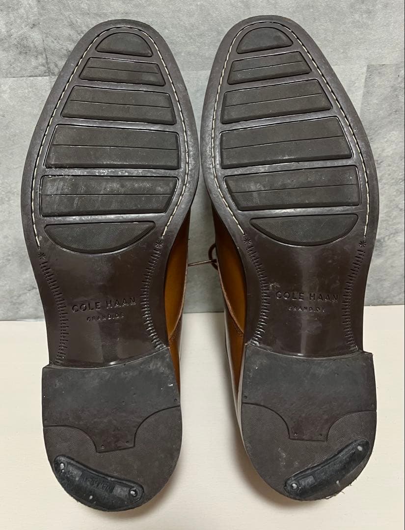 美品⭐︎コールハーン　革靴　ストレートチップ　ブラウン　C11632 26.5cm
