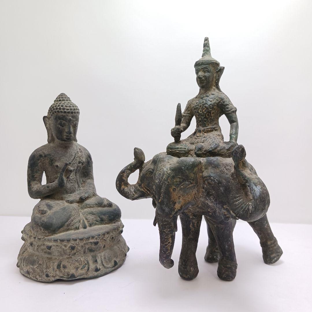 専用Y3122-63 銅製 チベット仏 仏像2体セット　TTT Y3122-63 銅製 チベット仏 仏像2体セット TTT