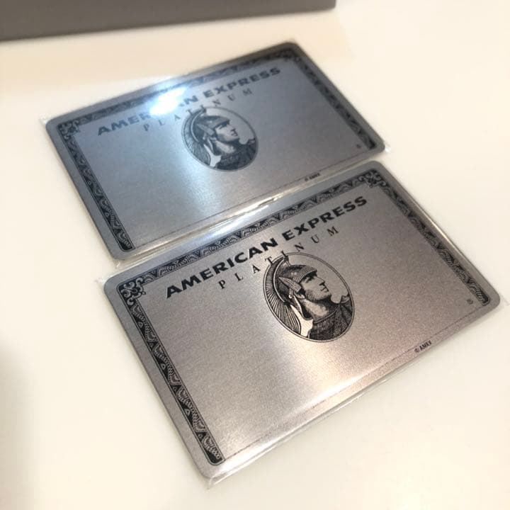 アメックスプラチナ ノベルティ カードミラー 2枚 - メルカリ