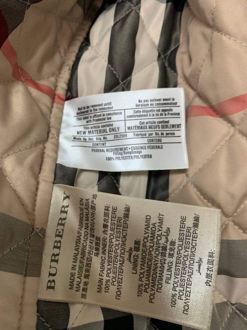 Burberry Brit バーバリー モッズコート 玉虫色 訳あり