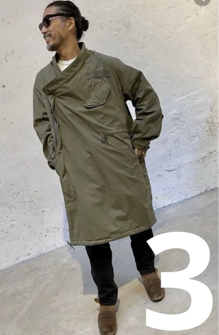 サイズ3 visvim 20AW CHAMDO コート　カーキ Visvim Men's Wealdan Coat in Olive Visvim