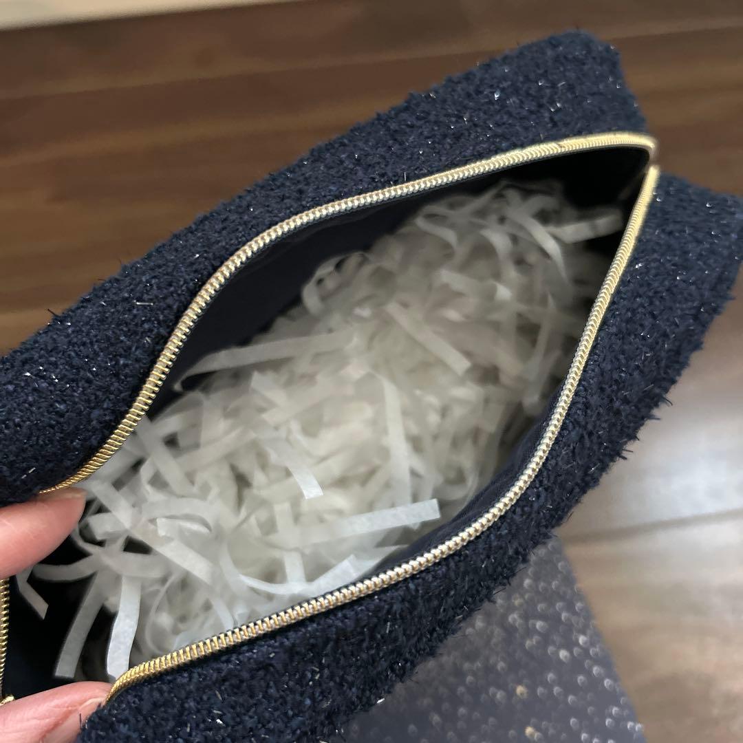 CHANEL シャネル 2025 クリスマスコフレ ネイビー ポーチ 新品未使用