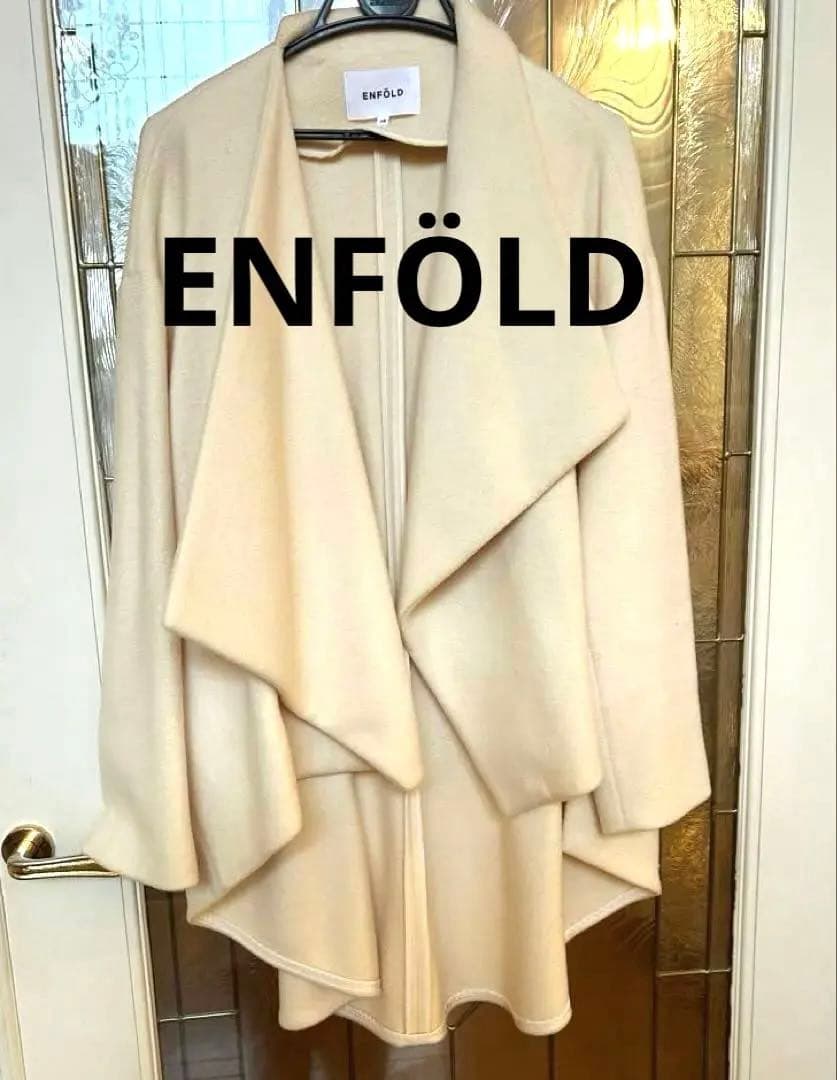 タ*カ様 ENFOLD エンフォルド ファインリバーフロントショートコート ビッ ENFOLD - ENFOLD ウールリバー スタンド ショート コートの通販 by