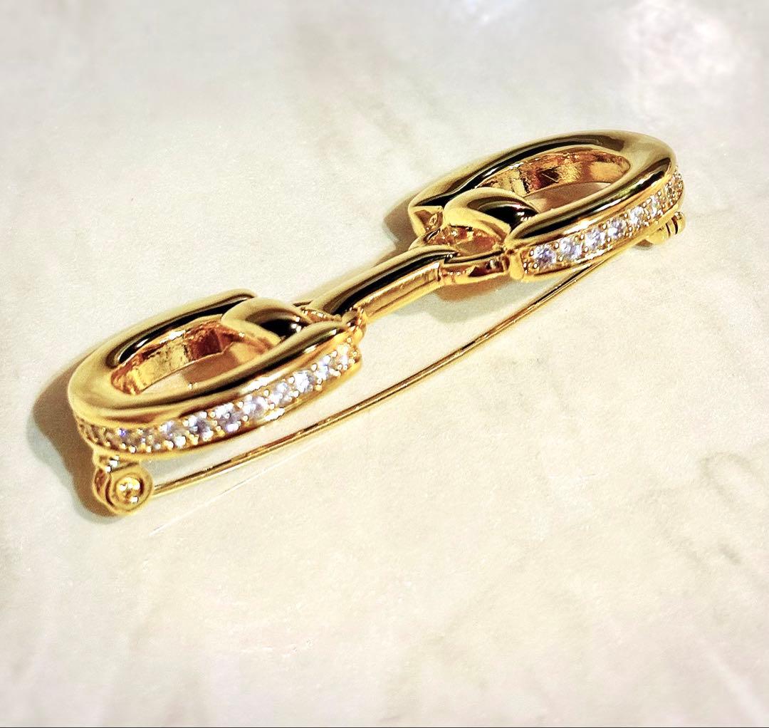 新品未使用】ANAYI ホースビットビジューブローチ 完売 アナイ - メルカリ