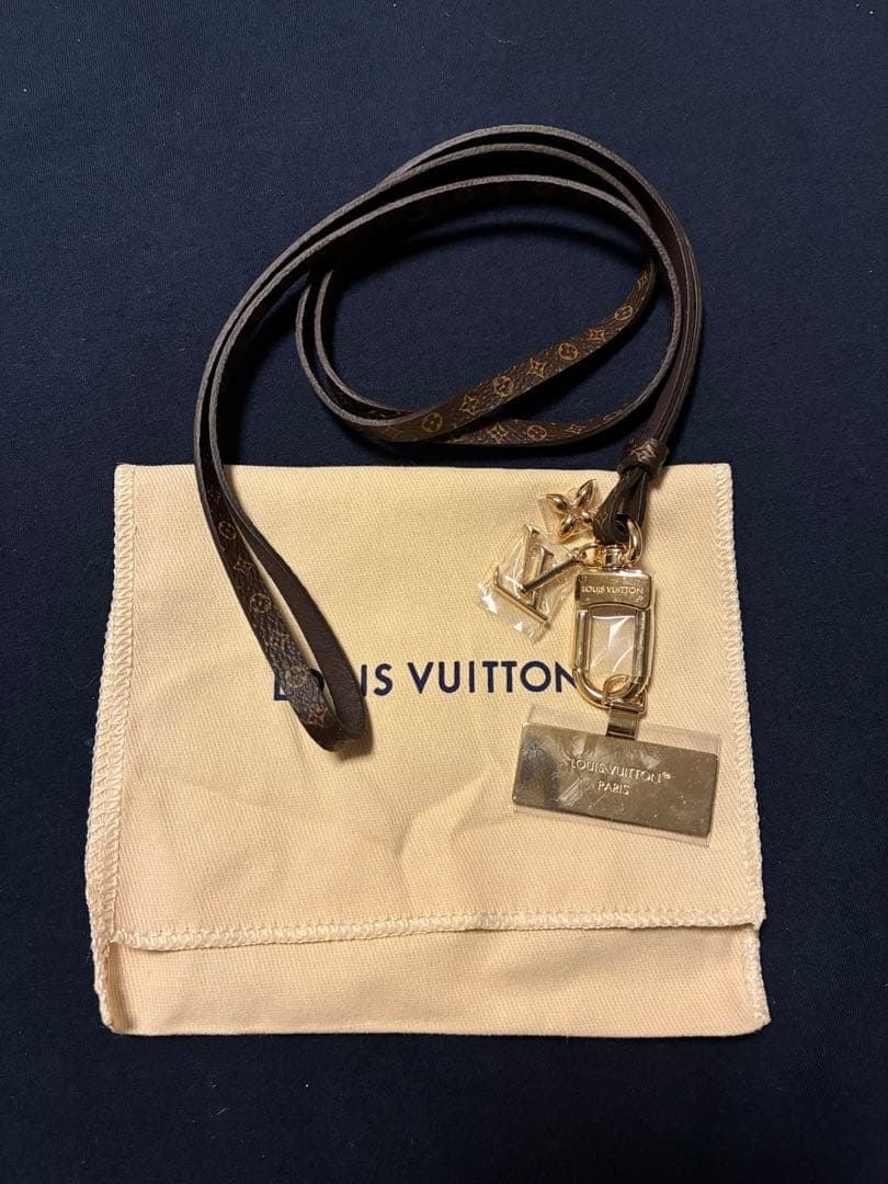 【新品正規品】LOUIS VUITTON フォンストラップ Louis Vuitton】ルイヴィトン フォンストラップ モノグラム (Louis