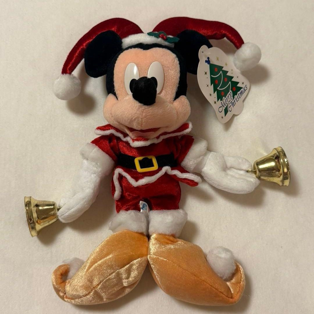 ディズニーリゾート 15周年 クリスマス ミッキー ぬいぐるみ タグ付き