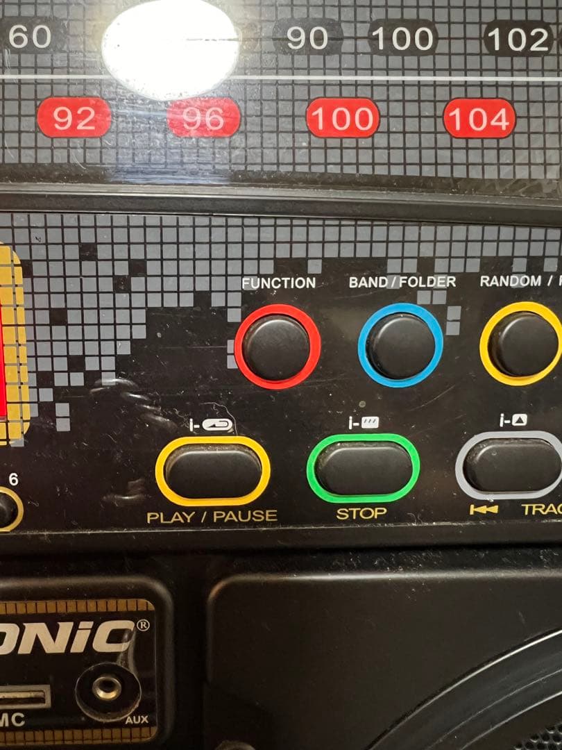 激レア LASONIC Bluetooth レトロ ラジカセ風 ラソニック