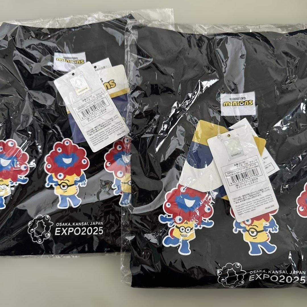 大阪万博 ミャクミャク×ミニオン コラボ Tシャツ 110＆130 ミニオン好き集まれ～！🍌】 #ミニオン ・ #ミャクミャク コラボが実現