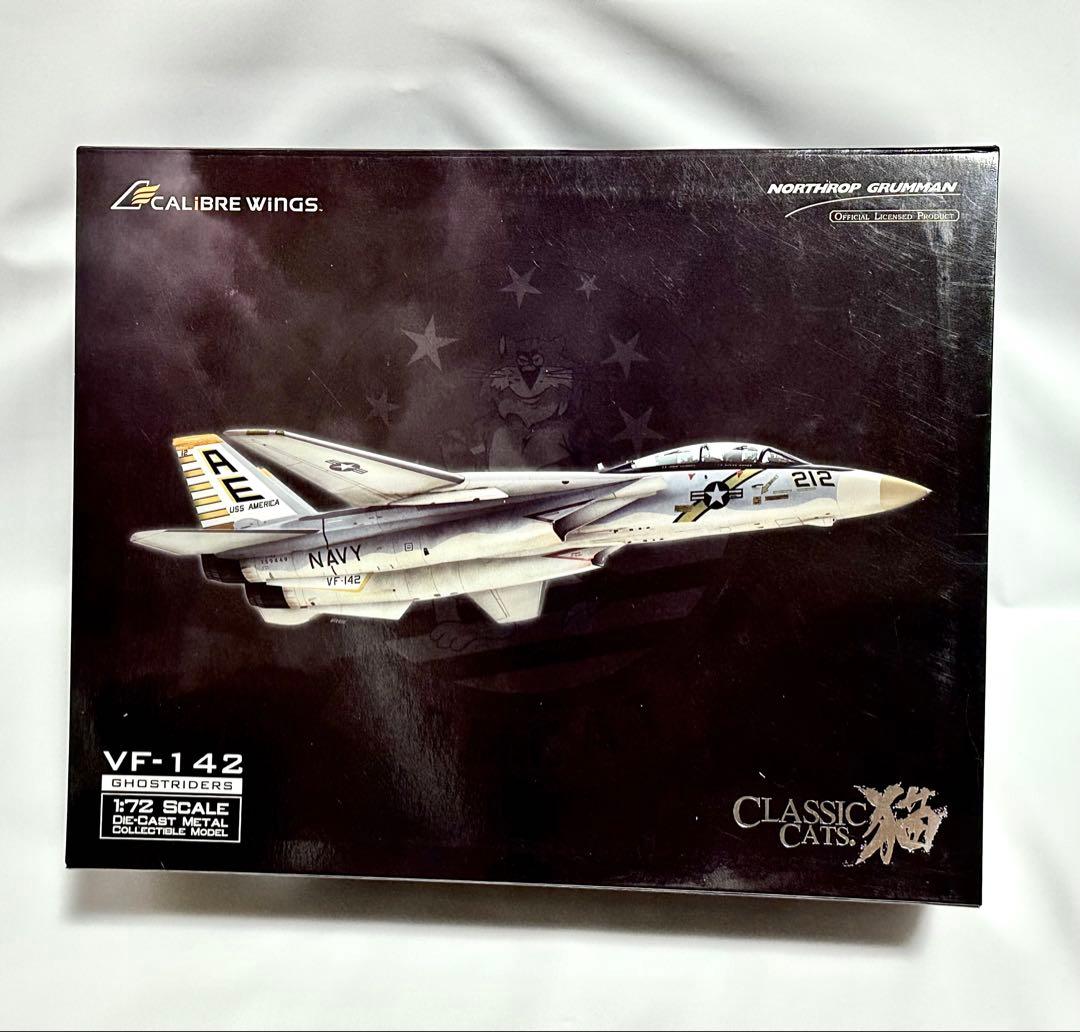 Calibre Wings 1/72 F-14A トムキャット VF-142 Calibre wings F-14A TOMCAT VF-142 Ghost Riders 1976 1/72 diecast
