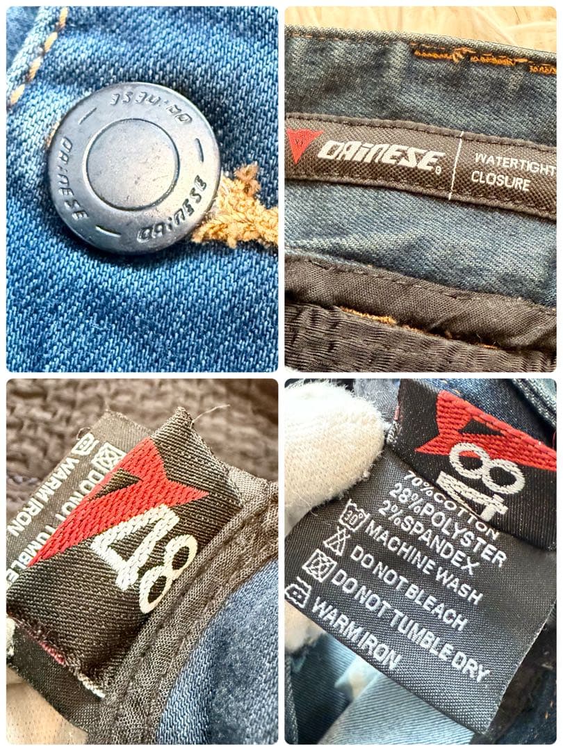 DAINESE ダイネーゼ デニムパンツ バイク ストレッチ M - メルカリ