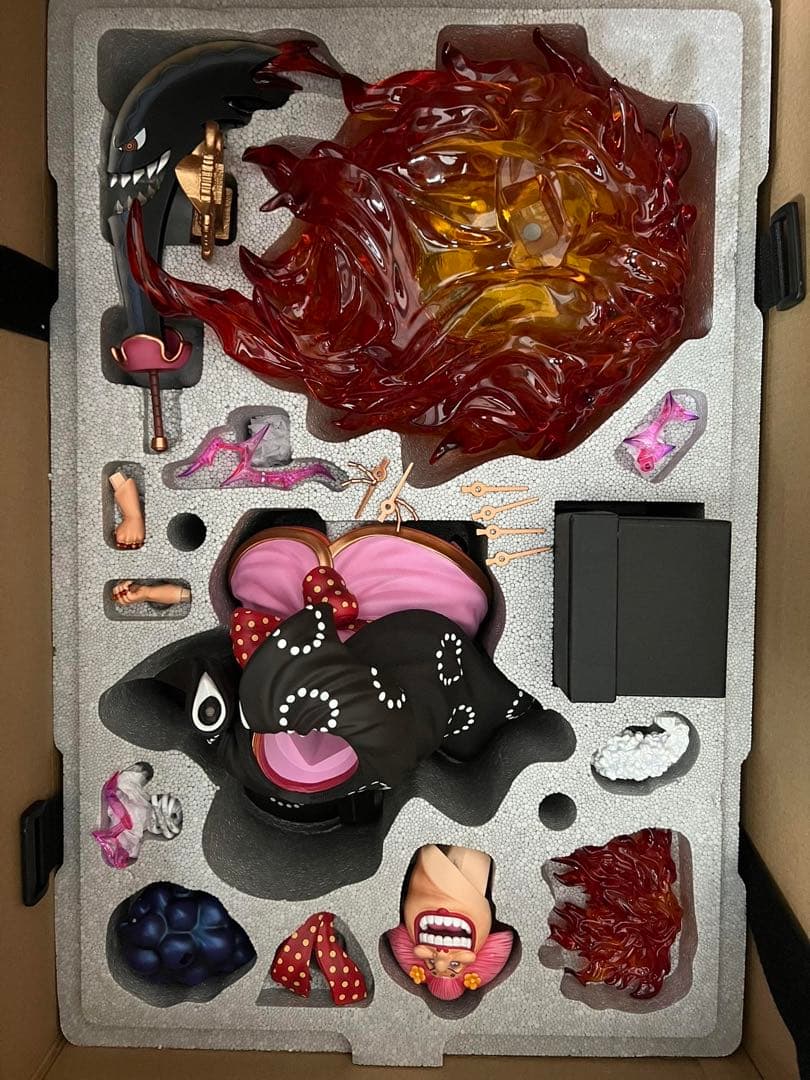 ワンピース カイド霸海ビッグ・マム フィギュア ガレージキット 塗装