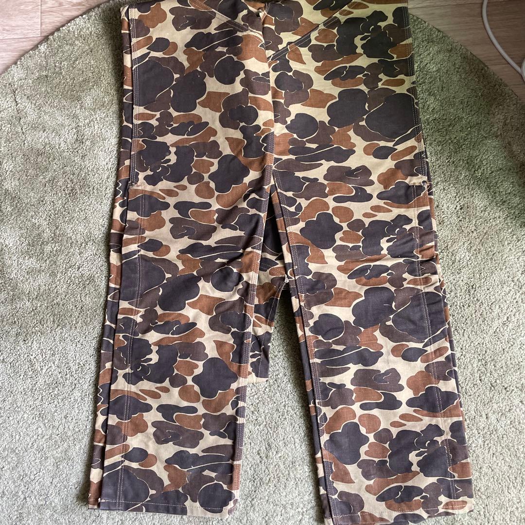 carharttカーハート 100周年 80s オーバーオール カモ ダブルニーの