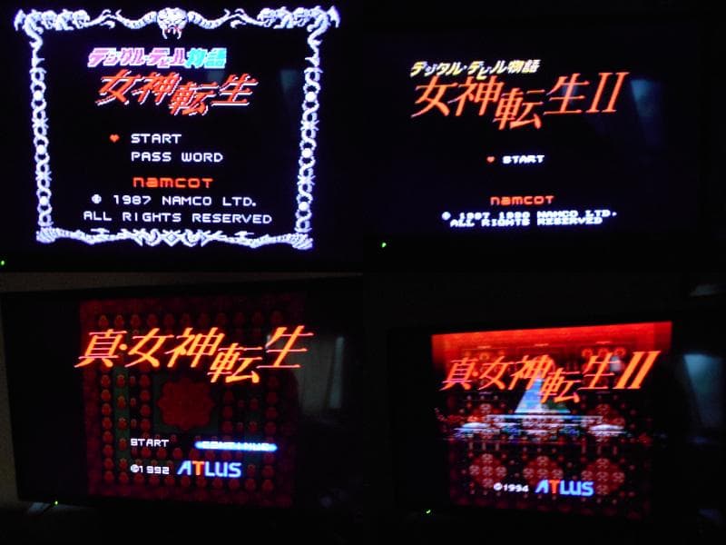 ノ*ス様 アトラス 女神転生シリーズ 8本セット FC SFC