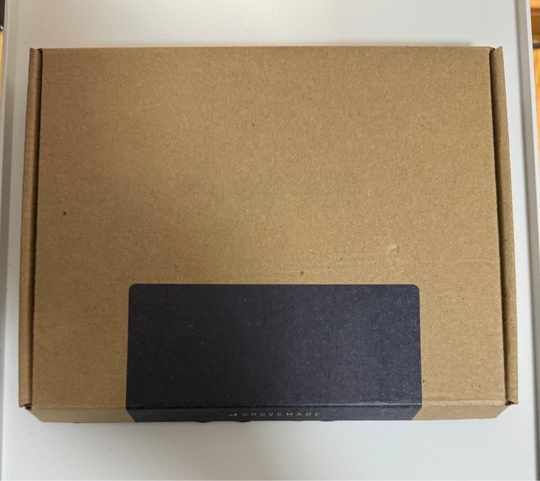 GROVEMADE】レザーノートブック ミディアムサイズ 本革 ブラック