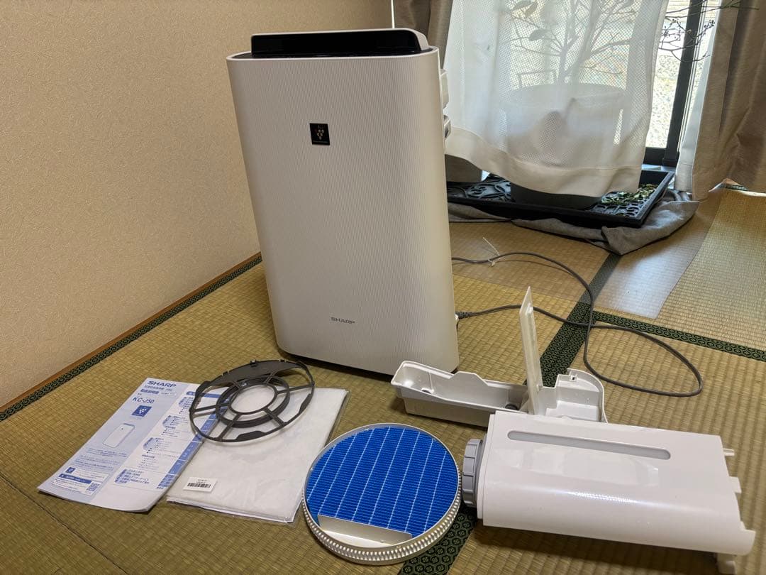 SHARP 加湿空気清浄機 KC-J50-W 2022年製 - メルカリ