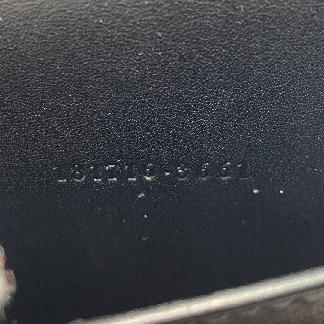 《美品》 グッチ シマ シガレットケース 小物入れ レザー ブラック