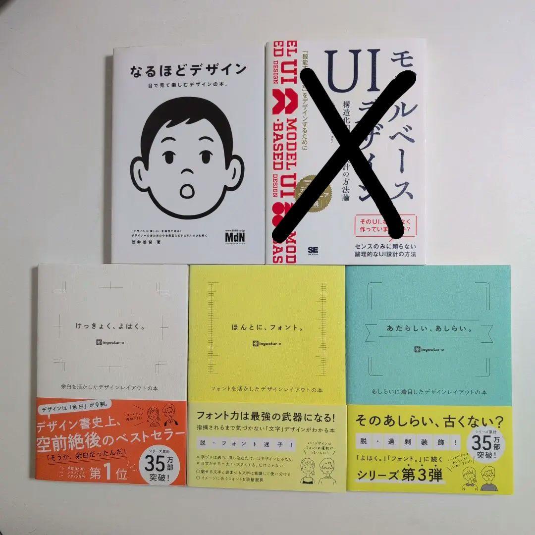 Web・UIデザイン本 5冊まとめ売り（なるほどデザイン 他） Web・UIデザイン本 5冊まとめ売り（なるほどデザイン 他）