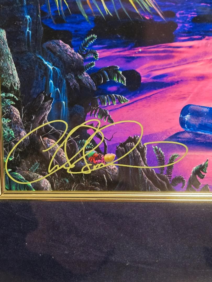 ラッセン ダイヤ2個 ツーハーツアズワン(S) 直筆サイン ミッキー