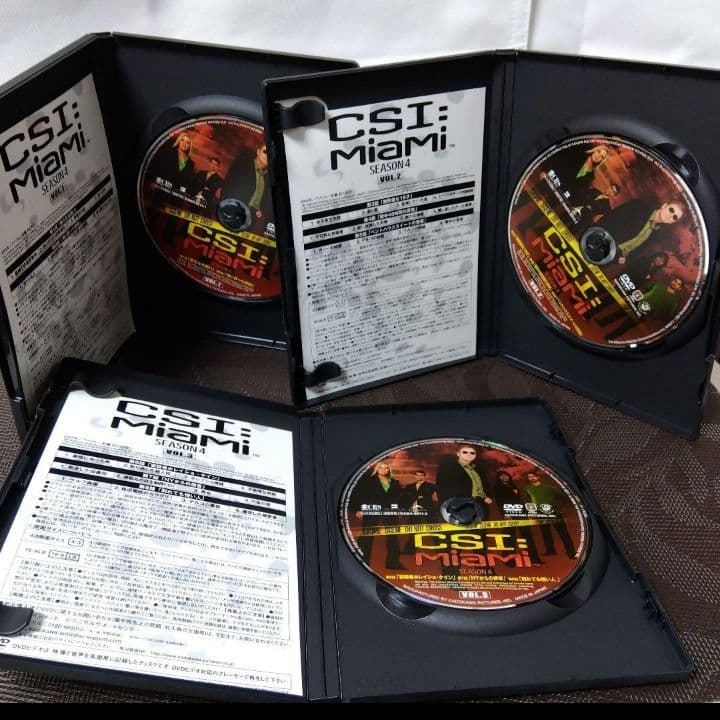 DVD「CSI:マイアミ シーズン4 コンプリートDVD-BOX-1〈5枚組