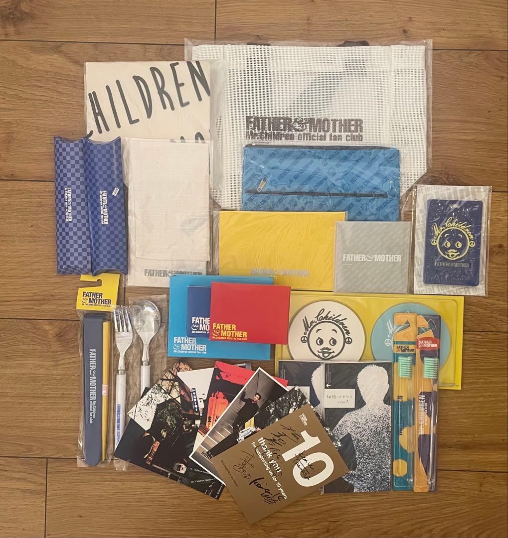 FATHER & MOTHER公式ファンクラブ継続グッズセット Mr.Children ファンクラブ Father&Mother 継続特典セット - メルカリ