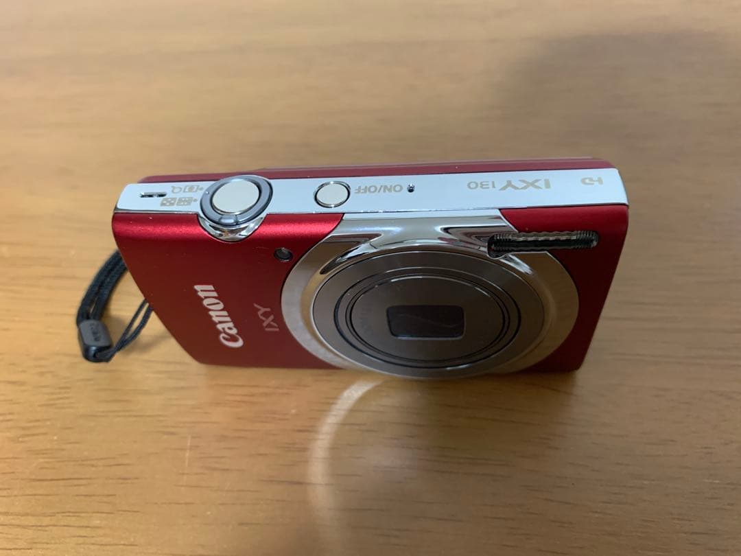 キヤノン「IXY 130」レッド 充電器がない為【ジャンク品扱い】 ☆美品