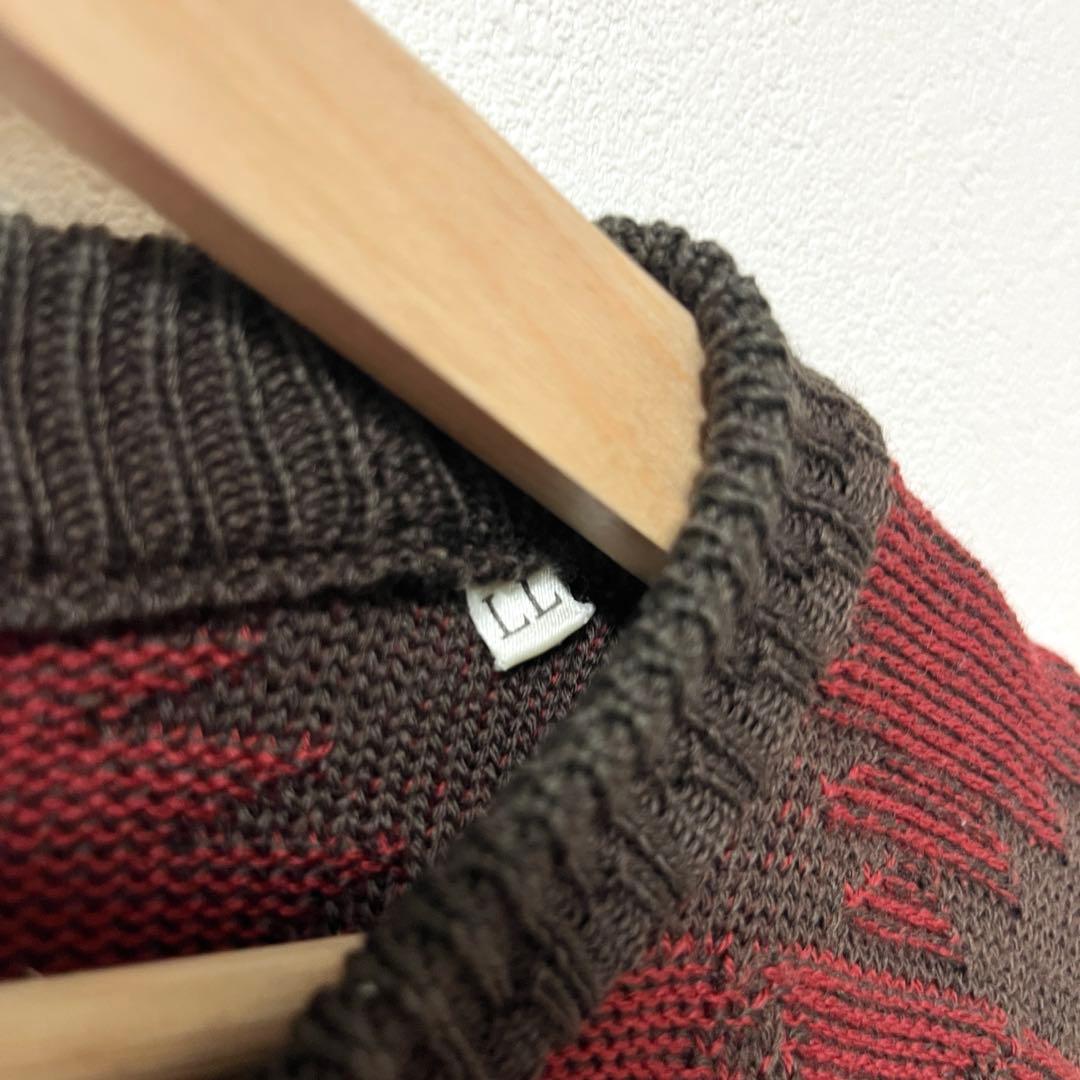 《Yves Saint Laurent》OLD 90-00's 総柄ニット