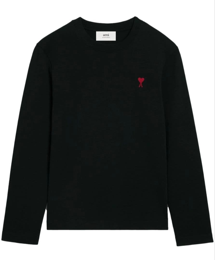 ☆正規品☆AMi☆アミ☆ブラック☆長袖☆カットソー☆ 楽天市場】AMI PARIS アミ パリス Ami de Coeur Crewneck T-Shirts T