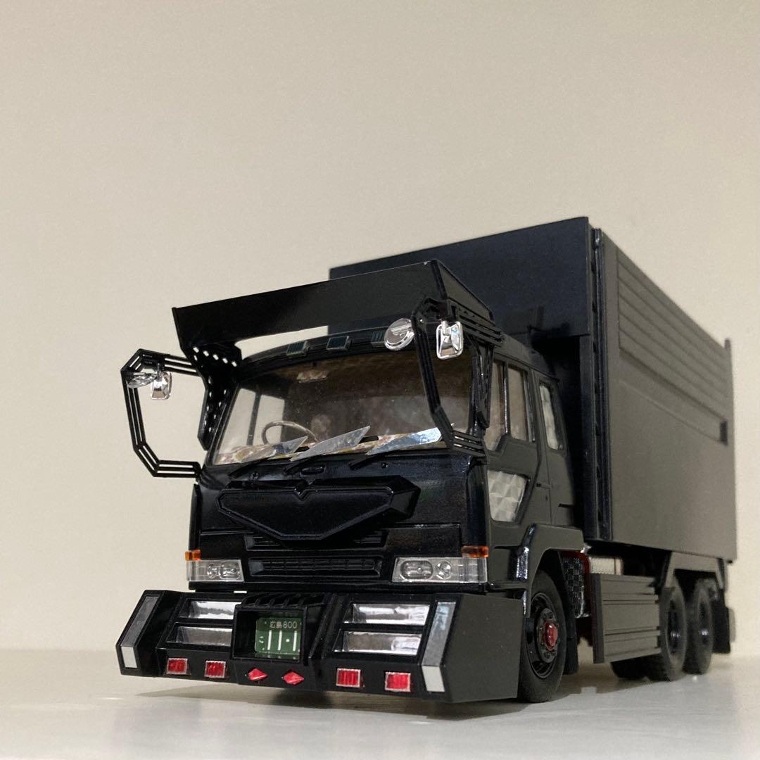 ☆アオシマ 1/32 バリューデコトラ 深箱(デカ箱)ダンプ 完成品