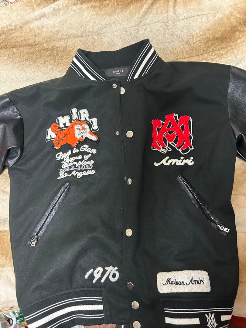 AMIRI スタジャン ブラック - メルカリ
