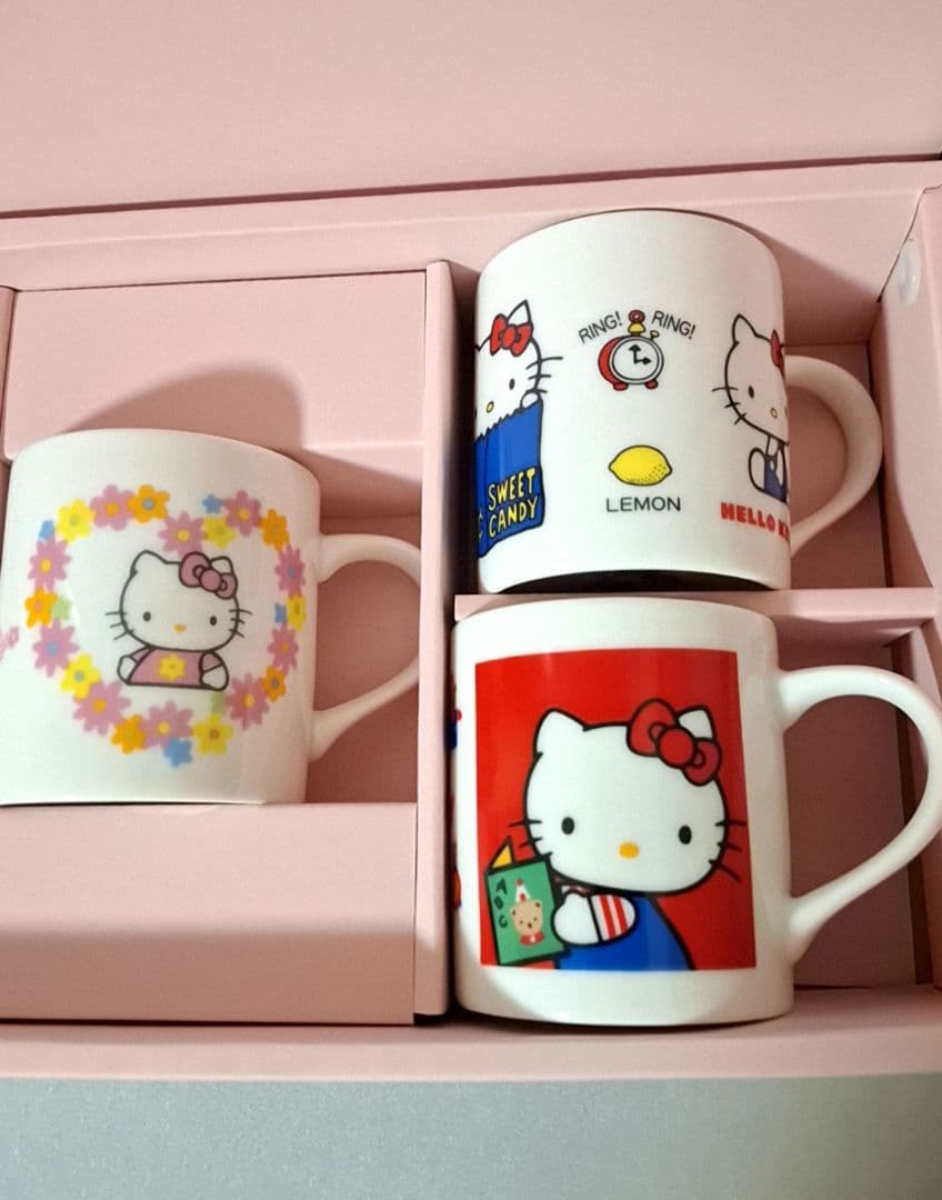 希少レア】25th 25周年 ハローキティ ケーキ皿&カップ 10点セット