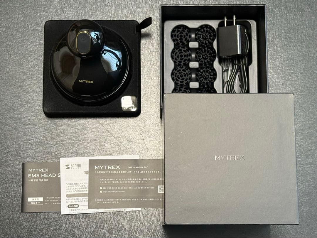 MYTREX Head Spa Pro EMS 未使用 開封済 MYTREX（マイトレックス） 頭皮マッサージ機 公式 EMS HEAD SPA PRO