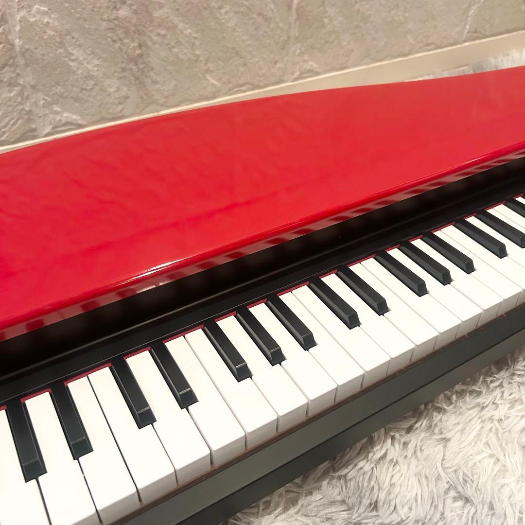 極美品】 KORG MICROPIANO ミニ鍵盤61鍵 レッド - メルカリ
