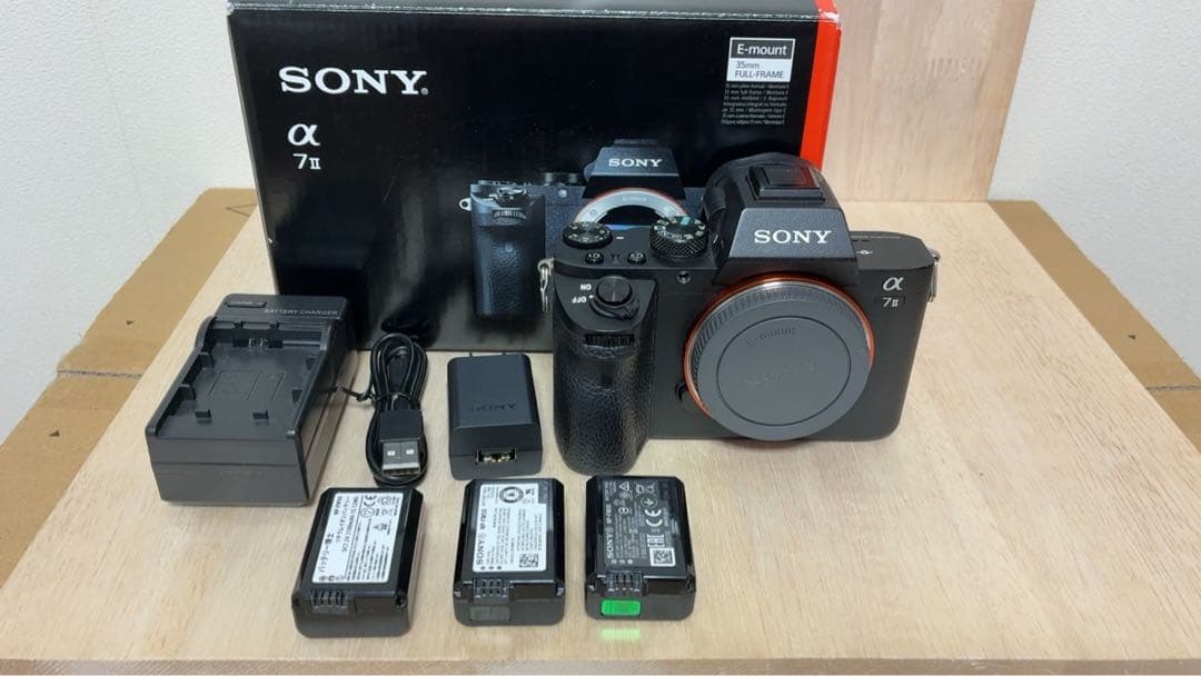 SONY α7 II （充電器＆バッテリー3個付) シャッター回数5946 楽天市場】SONY NP-FW50 互換USBチャージャー α6300 / α7S II / α7R II