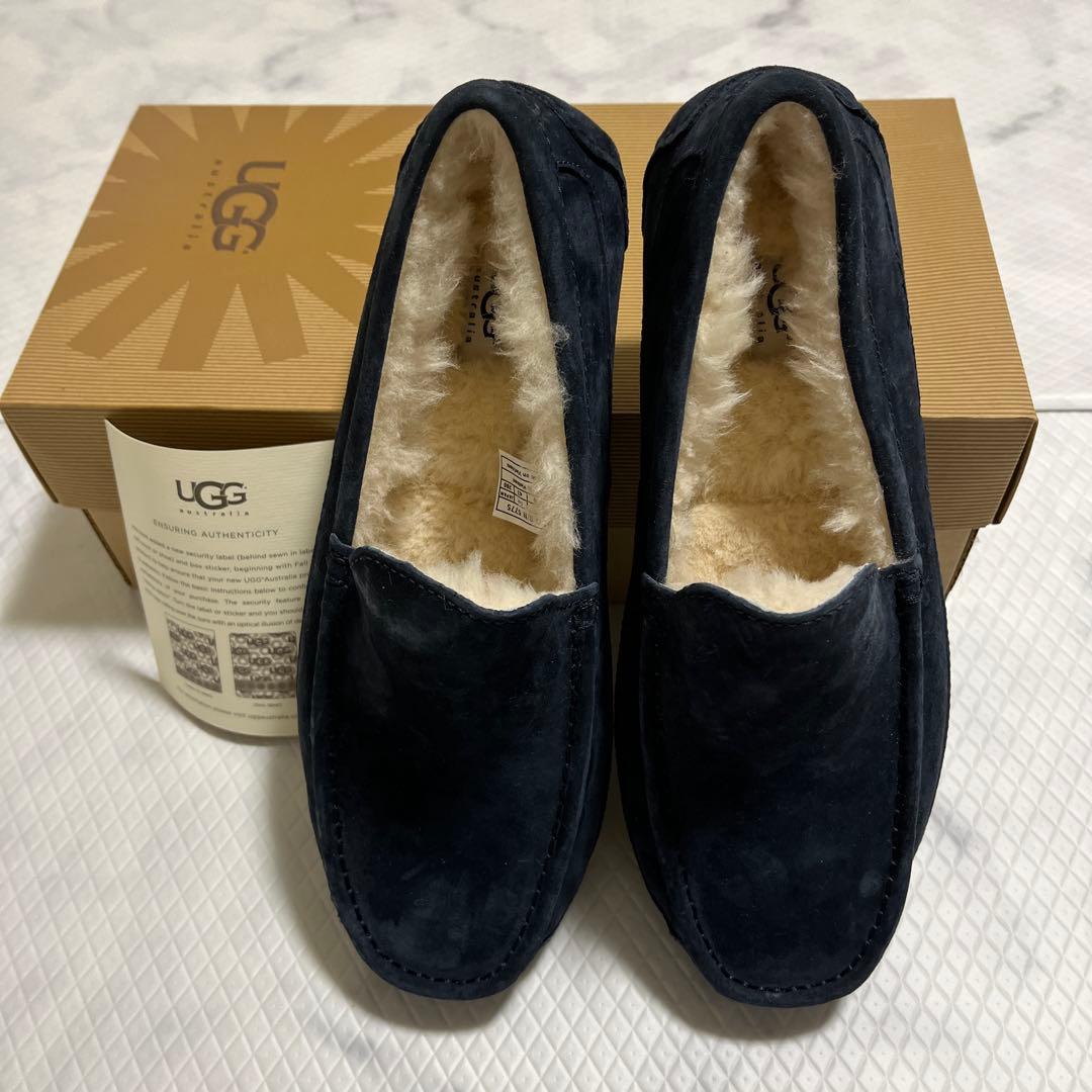 UGG正規品 新品未使用 メンズ モカシン スリッポン ネイビー 28cm