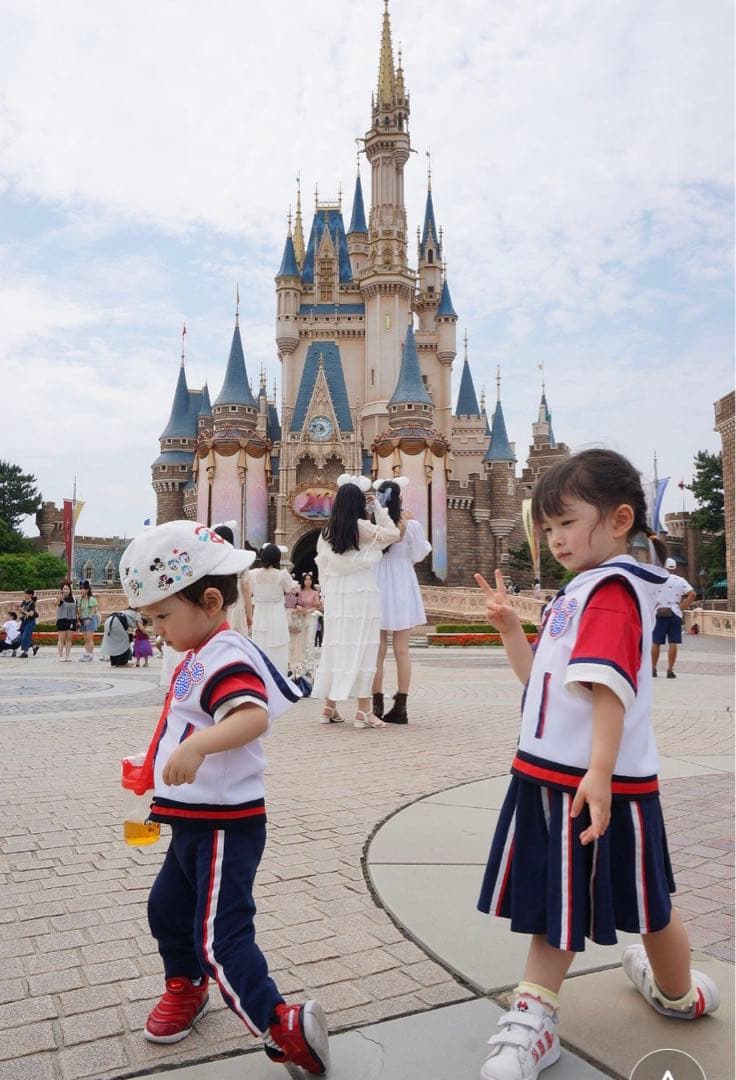 ジャンボリーミッキー衣装・半袖Tシャツ・キッズ80〜150サイズ